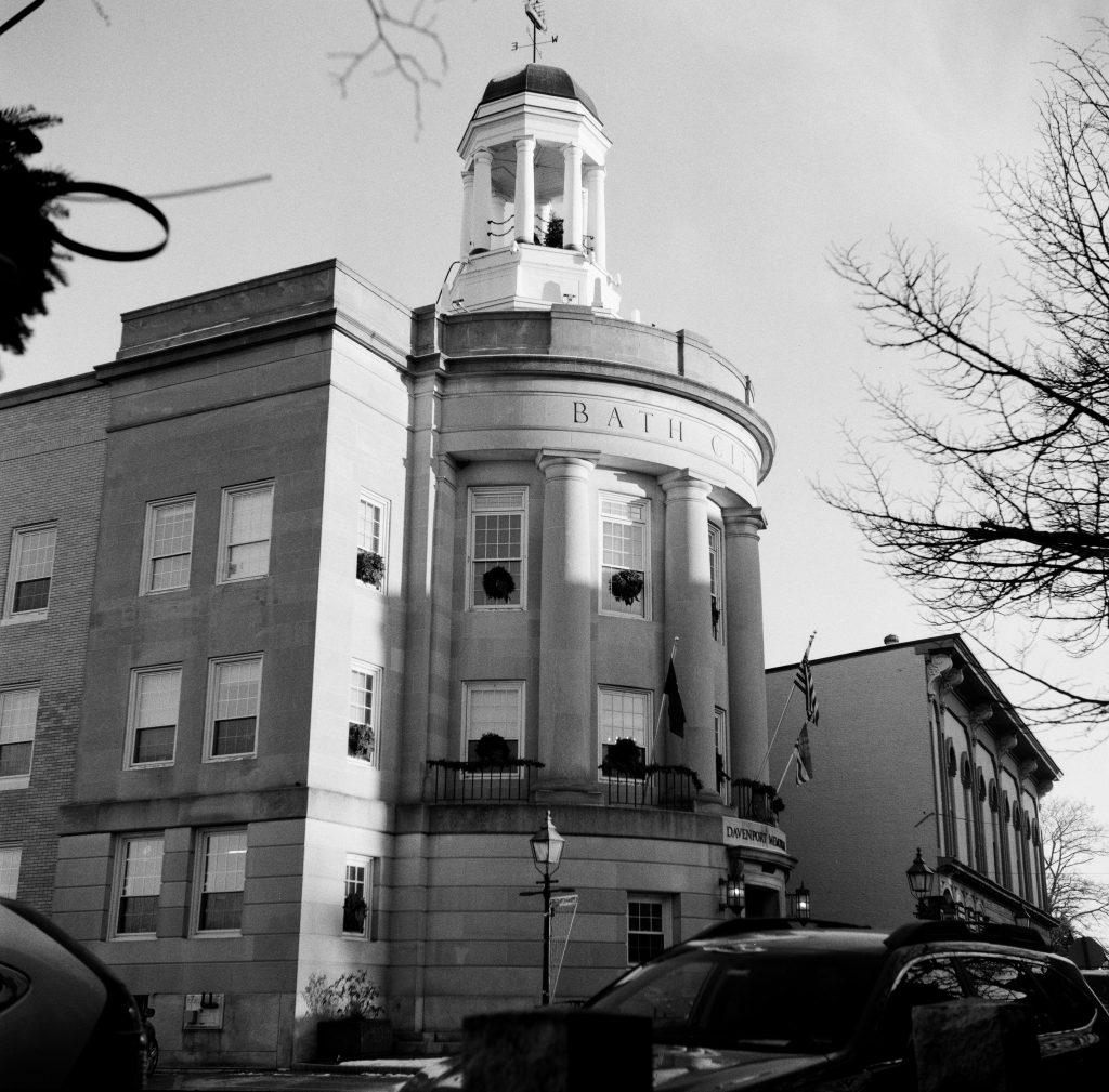 Bath, Maine - YashicaFlex Kentmere Pan 400