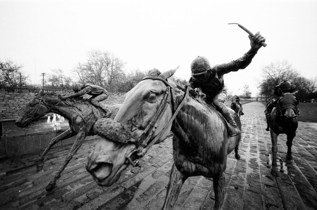Wet Track — Nikon FM2/CineStil BWXX