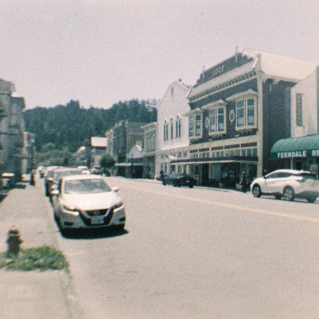 Main Street Ferndale, CA. Diana Baby 110.