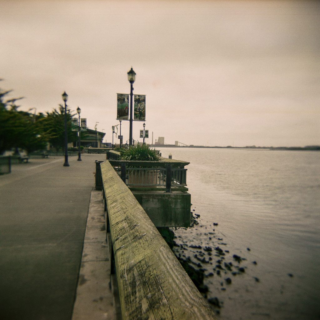 Waterfront, Eureka, CA. Holga 120GCFN.