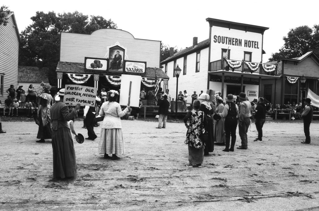 Mostly Peaceful 1880 Temperance Protest re-enactment