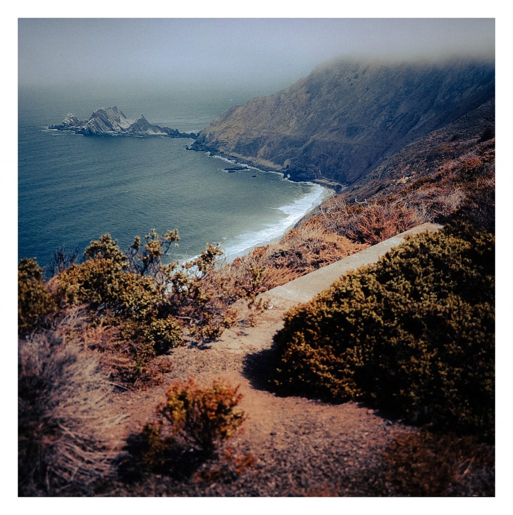 Pentax 67 with 55mm f4. Pacifica, CA near Devil’s Slide.