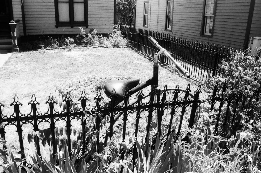 1890 Memory. Wichita Old Cowtown. Pentax ZX-M, 28mm, f/16, 1/60 sec, CineBloom 10% filter. Darkroom developed and scanned.