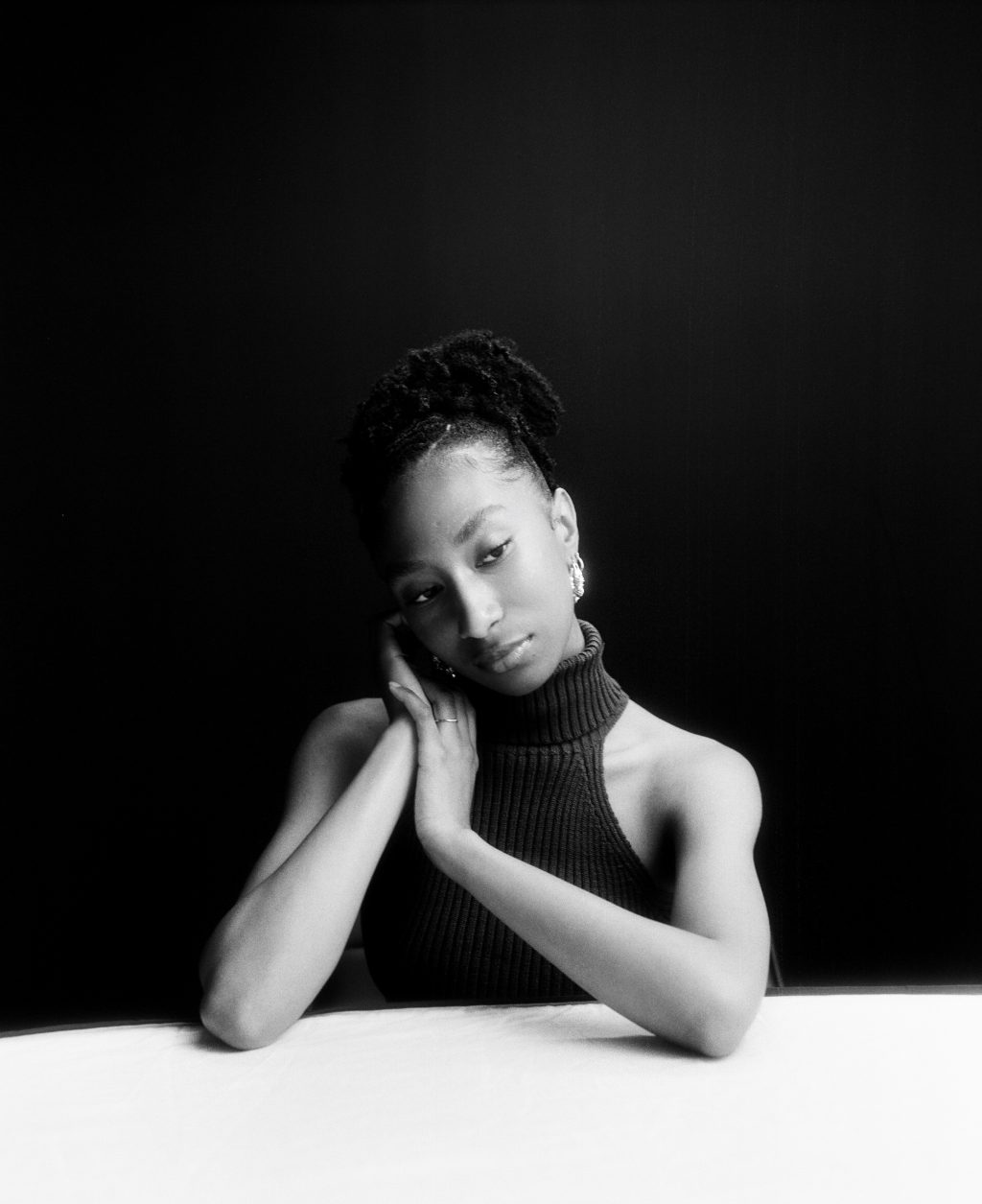 A portrait of ANGEL shot on Mamiya RB67 (w/ Dream FX Filter by Prism FX Lens)