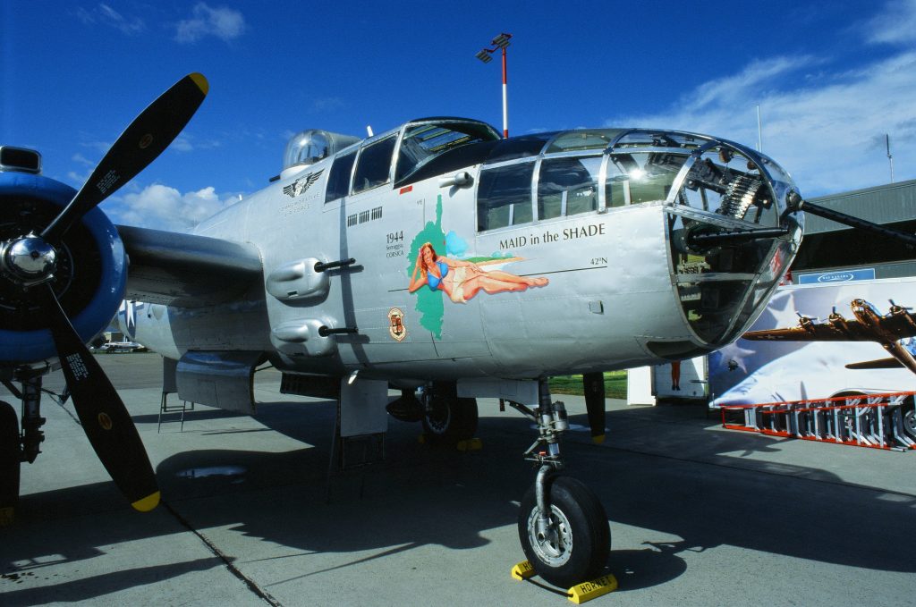 B-24 Maid in the Shade shot on Nikon F80