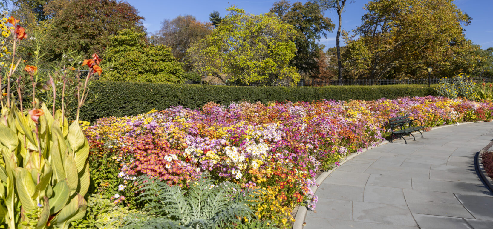 The Conservatory Garden in Central Park, New York City