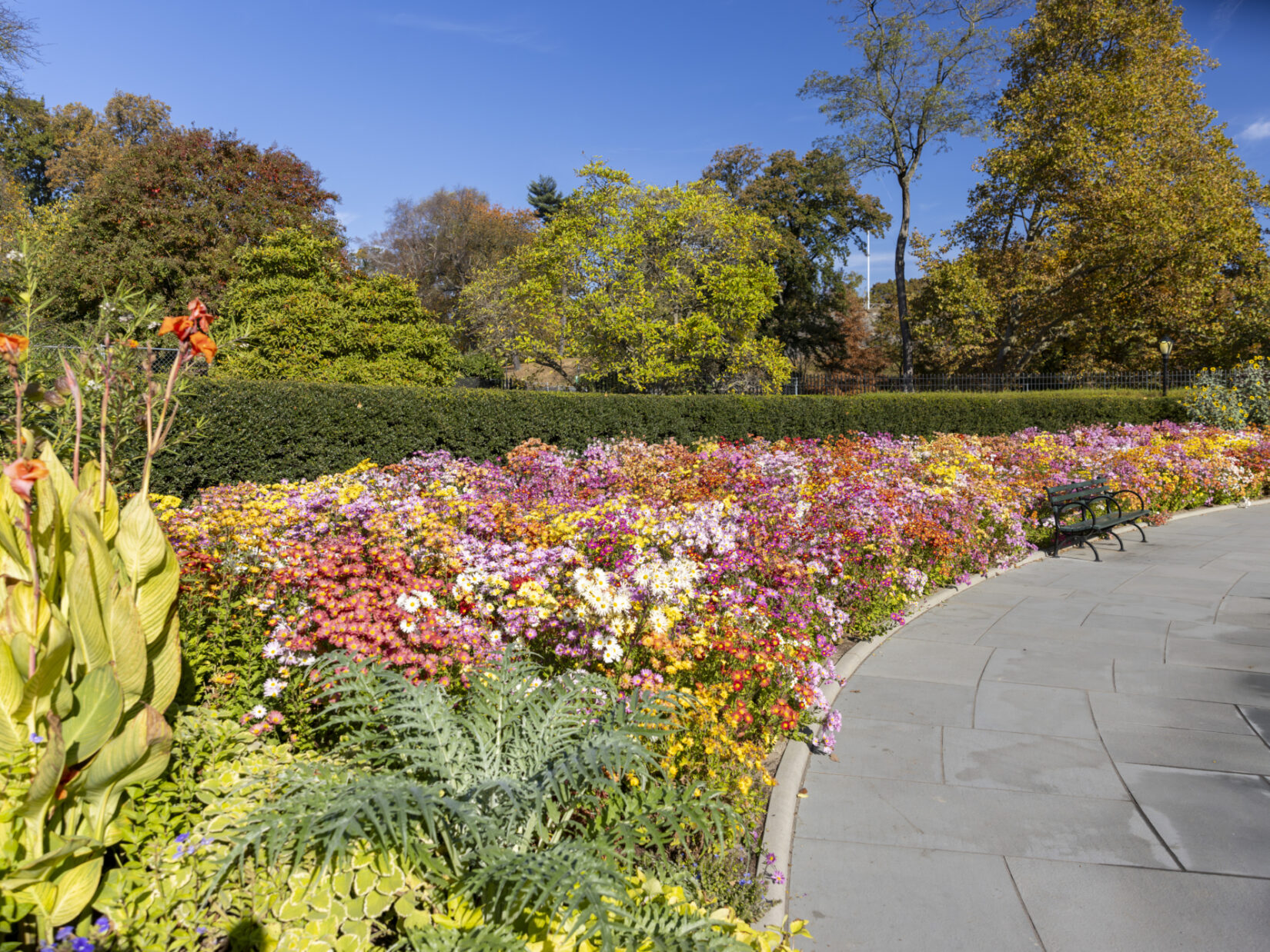 The Conservatory Garden in Central Park, New York City