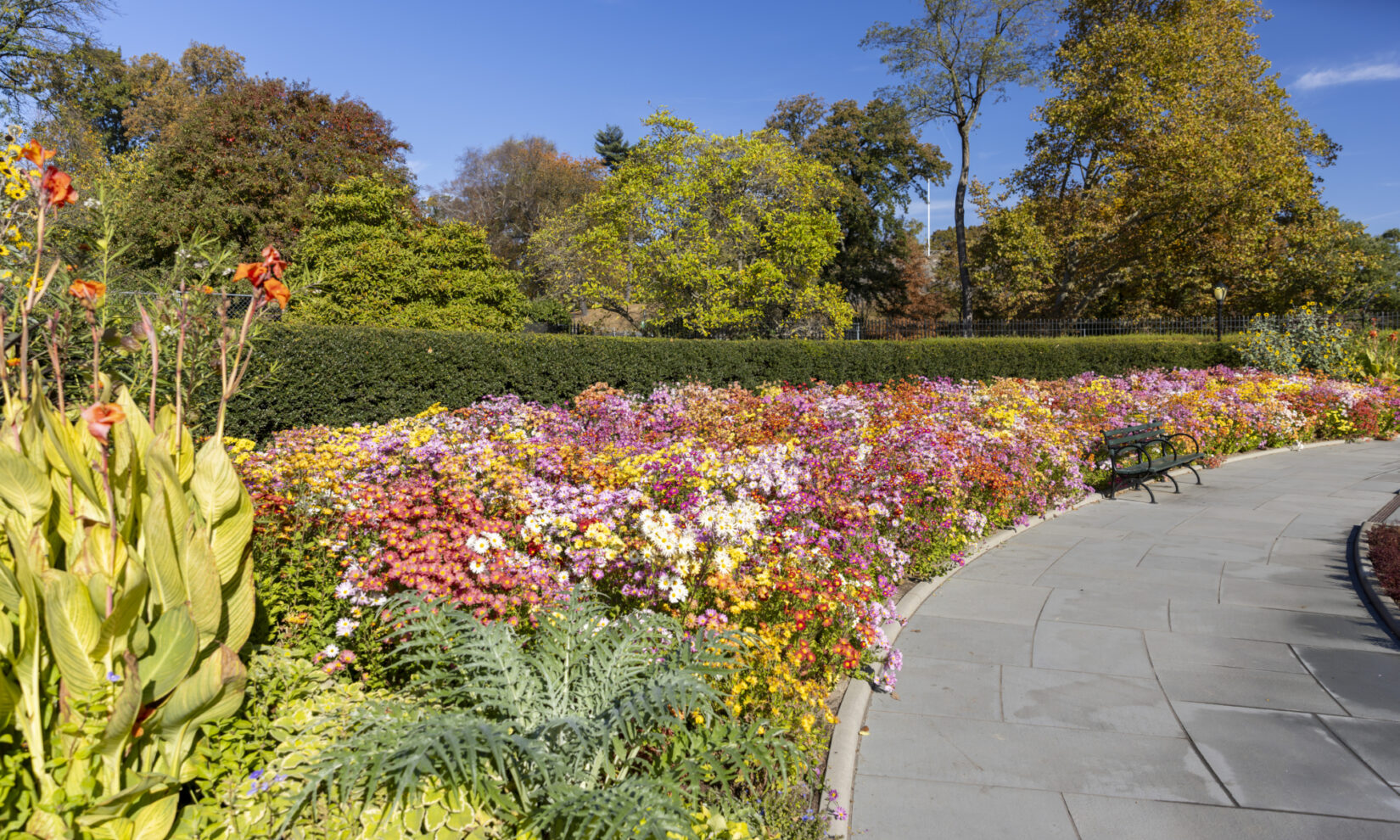 The Conservatory Garden in Central Park, New York City