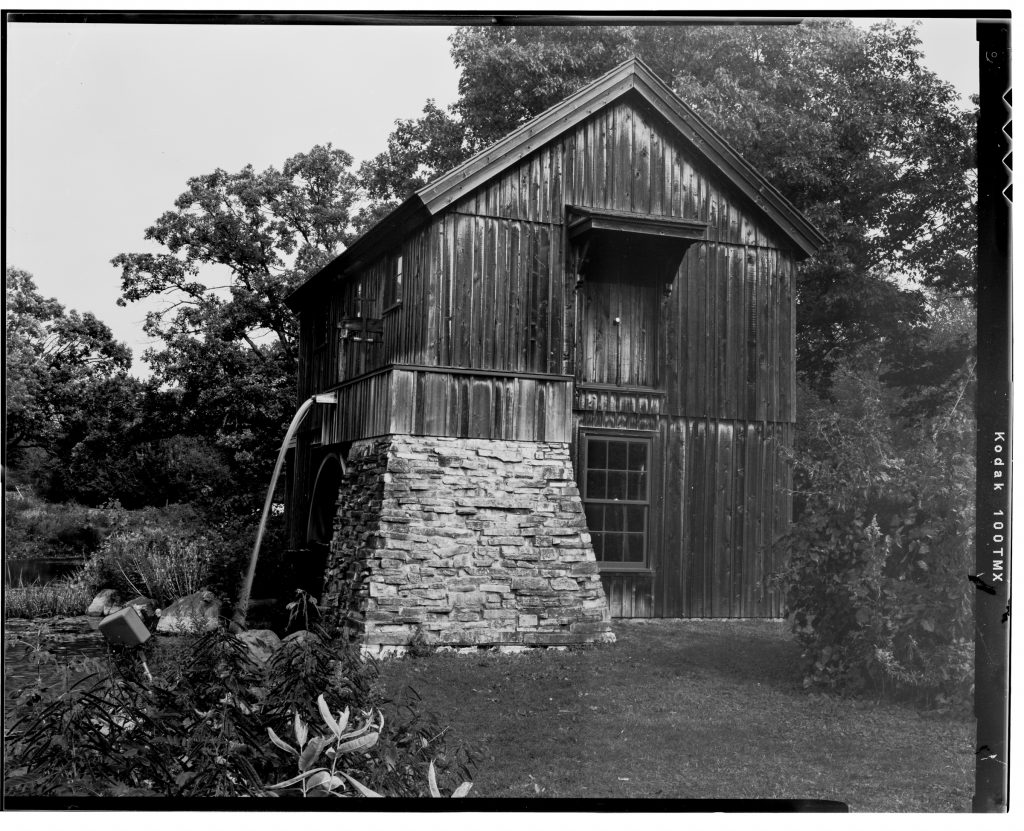 Intrepid 4x5 camera and TMax 100 at f64 and one-fourth of a second.