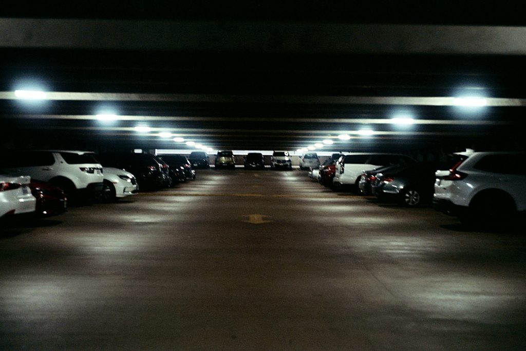 Parking Garage attached to theater