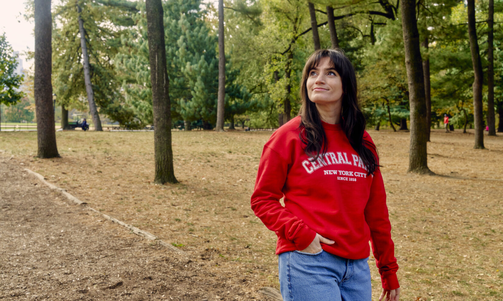 Retail Central Park1858 Sweatshirt Red 20241104 Holiday 1292