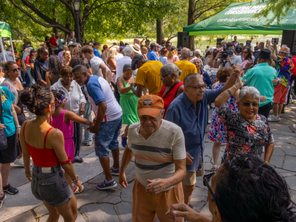 People dancing at the Harlem Meer Performance Festival